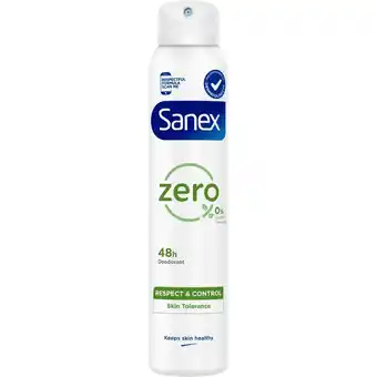 Etos Sanex Zero% Respect & Control Deodorant Spray 200 ML aanbieding