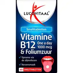 Etos Lucovitaal B12 smelttabletten met Foliumzuur 60 stuks aanbieding