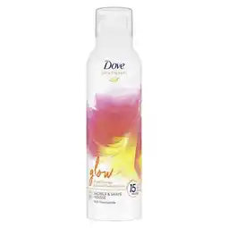 Etos Dove Bath Therapy Glow Douche- & Scheerschuim 200 ml aanbieding