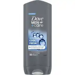 Etos Dove Men+Care Cool Fresh Douchegel 400 ML aanbieding
