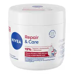 Etos NIVEA Repair & Care Intensief Hydraterende Bodycrème 400 ML aanbieding