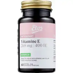Etos Etos Vitamine E 268mg 400 IE 38 gram aanbieding