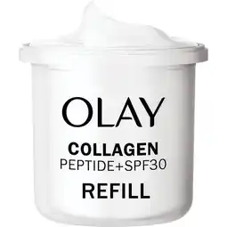 Etos Olay Collagen Peptide Dagcrème SPF30 Navulling 50 ML aanbieding