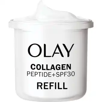 Etos Olay Collagen Peptide Dagcrème SPF30 Navulling 50 ML aanbieding