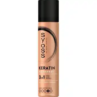 Etos Syoss Keratine Haarspray Mini 75 ML aanbieding