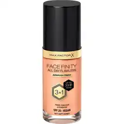Etos Max Factor Facefinity Foundation Soft Honey/N77 30 ML aanbieding