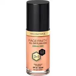 Etos Max Factor Facefinity Foundation Soft Honey/N77 30 ML aanbieding