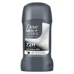Etos Dove Men+Care Invisible Dry Deodorant Stick 50 ML aanbieding