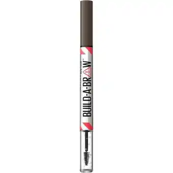 Etos Maybelline New York BUILD A BROW Wenkbrauwpen/fixeergel 262 Black Brown aanbieding