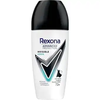 Etos Rexona Woman Advanced Protection Invisible Aqua Deodorant Roller 50 ML aanbieding