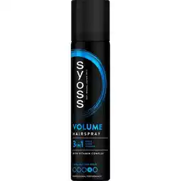 Etos Syoss Volume Haarspray Mini 75 ML aanbieding