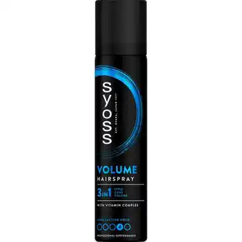Etos Syoss Volume Haarspray Mini 75 ML aanbieding