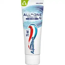 Etos Aquafresh All-In-One Proctection Pure Breath Tandpasta - 75 ML aanbieding