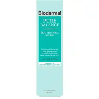 Etos Biodermal Pure Balance Skin Refresh Nacht Balsem 50 ML aanbieding