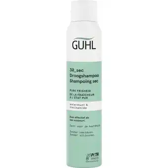 Etos Guhl 30sec Droogshampoo Pure Frisheid 200ml aanbieding