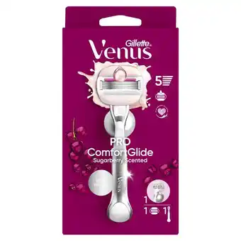 Etos Gillette Venus Comfortglide Sugarberry Scheersysteem 5 Blades + 1 mesje aanbieding