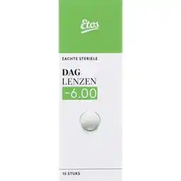 Etos Etos Zachte Daglenzen -6 15 stuks aanbieding