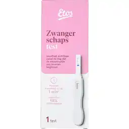 Etos Etos Zwangerschapstest 1 stuk aanbieding