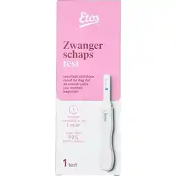 Etos Etos Zwangerschapstest 1 stuk aanbieding