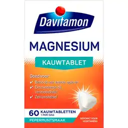 Etos Davitamon Magnesium Pepermunt 60 stuks aanbieding