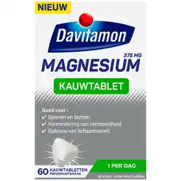 Etos Davitamon Magnesium Pepermunt 60 stuks aanbieding