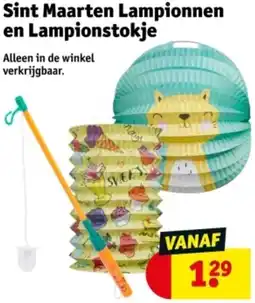 Kruidvat Sint Maarten Lampionnen en Lampionstokje aanbieding
