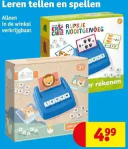 Kruidvat Leren tellen en spellen aanbieding