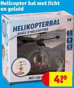 Kruidvat Helicopter bal met licht en geluid aanbieding