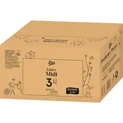 Etos Etos Puur & Zacht Luiers Maat 3 Midi 4-9 kg 90 stuks aanbieding