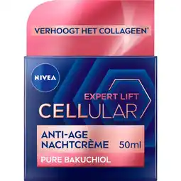 Etos NIVEA Cellular Hyaluron Elasticity Nachtcrème 50 ML aanbieding