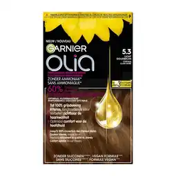 Etos Garnier Olia Permanente Haarverf 5.3 Licht Goudbruin aanbieding