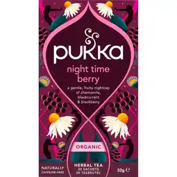Etos Pukka night time berry aanbieding