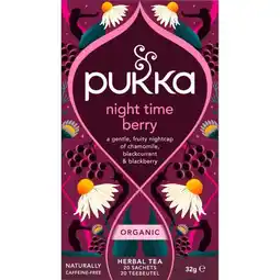 Etos Pukka night time berry aanbieding