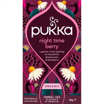 Etos Pukka night time berry aanbieding
