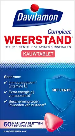 Etos Davitamon Kauw Aardbei 60 NL aanbieding