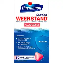 Etos Davitamon Kauw Aardbei 60 NL aanbieding