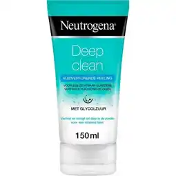Etos Neutrogena Deep Clean Peeling 150 ML aanbieding