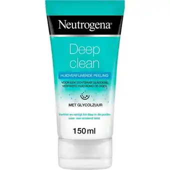 Etos Neutrogena Deep Clean Peeling 150 ML aanbieding