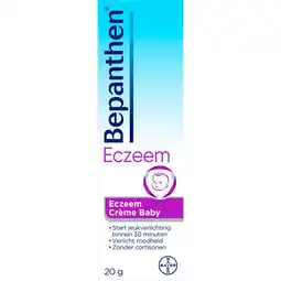 Etos Bepanthen Eczeem Crème Baby Verlicht Jeuk En Roodheid Bij Mild Tot Matig Eczeem 20 GR aanbieding