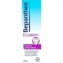 Etos Bepanthen Eczeem Crème Baby Verlicht Jeuk En Roodheid Bij Mild Tot Matig Eczeem 20 GR aanbieding