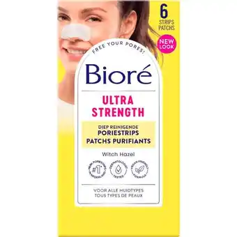Etos Bioré Ultra Diep Reinigende Poriestrips 6 stuks aanbieding