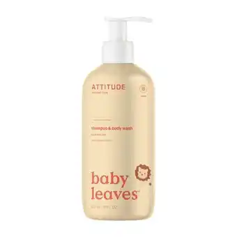 Etos ATTITUDE Baby Leaves 2-in-1 Shampoo & Body wash peer & nectar aanbieding
