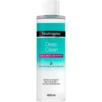 Etos Neutrogena Deep Clean Micellair Water 400 ML aanbieding