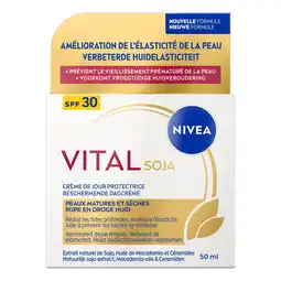 Etos NIVEA Vital Soja Verstevigende Dagcrème SPF 30 Oudere Huid 50 ML aanbieding