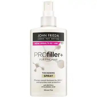 Etos John Frieda PROfiller+ Thickening Spray aanbieding