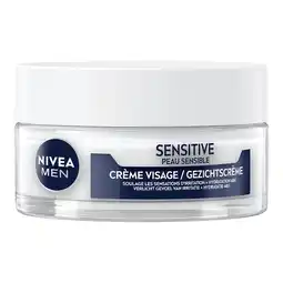 Etos NIVEA MEN Sensitive Hydraterende Gezichtscrème Gevoelige Huid 50 ML aanbieding