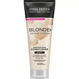 Etos John Frieda Blonde+ Repair Bond Building Conditioner 250 ML aanbieding