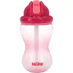 Etos Nûby Flip-It Rietjesbeker Roze 12+ m 355 ML aanbieding