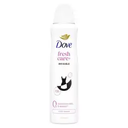 Etos Dove Invisible 0% Deodorant Spray 150 ML aanbieding