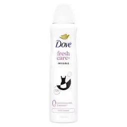 Etos Dove Invisible 0% Deodorant Spray 150 ML aanbieding